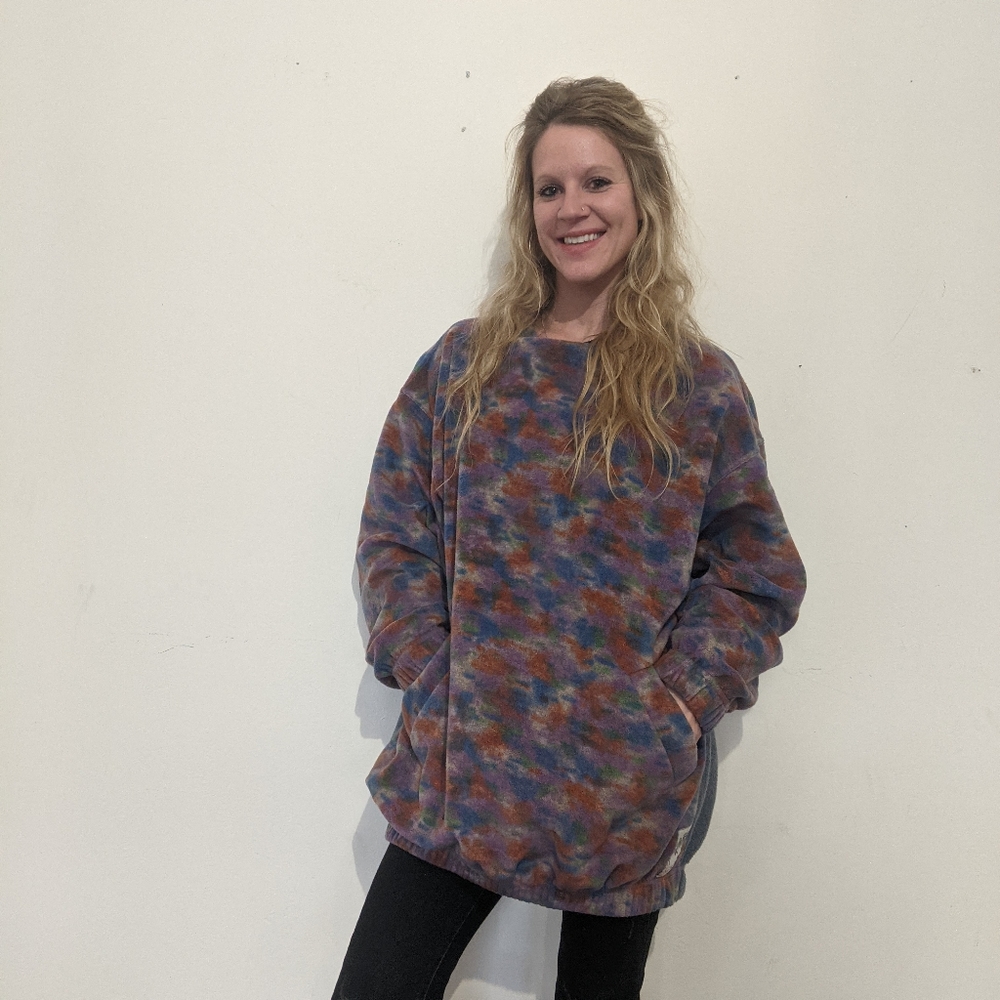 Fleece Pullover XL Vintage Street People. - Picture 6 of 10